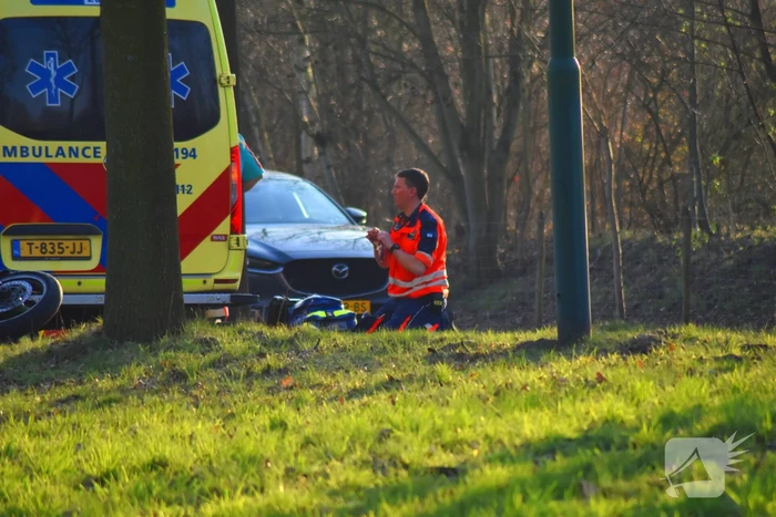 Motorrijder zwaargewond na ongeval