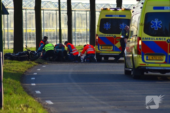 Motorrijder zwaargewond na ongeval