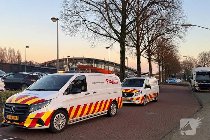 Treinverkeer stilgelegd door aanrijding