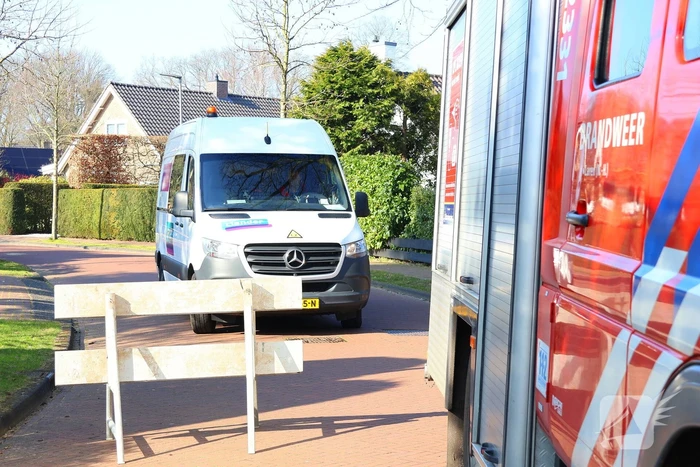 Gaslekkage leidt tot inzet van brandweer