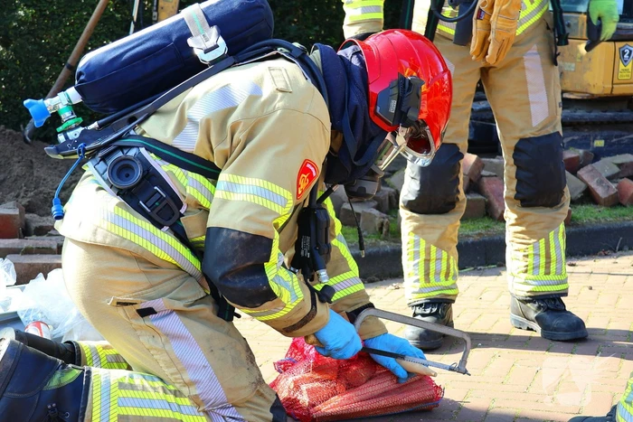 Gaslekkage leidt tot inzet van brandweer
