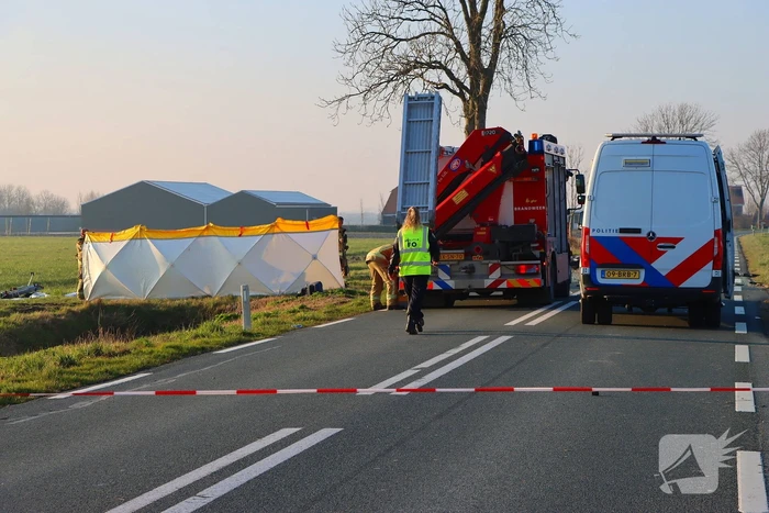 Massale inzet van hulpdiensten na dodelijk ongeval