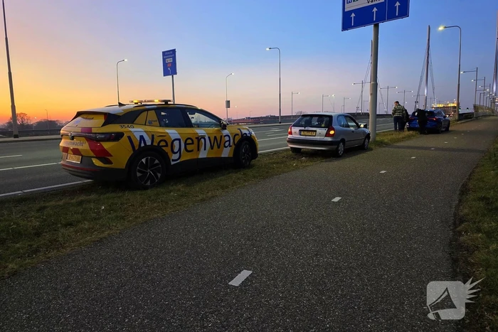 Kop-staartbotsing door overstekende voetganger