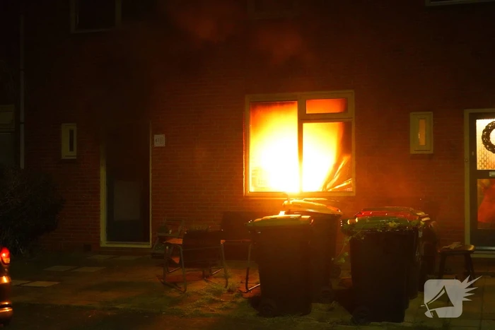 Bewoners opgevangen na keukenbrand
