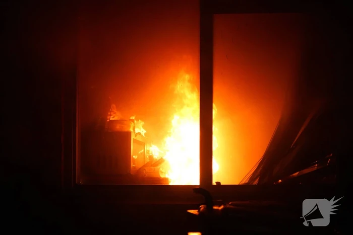 Bewoners opgevangen na keukenbrand