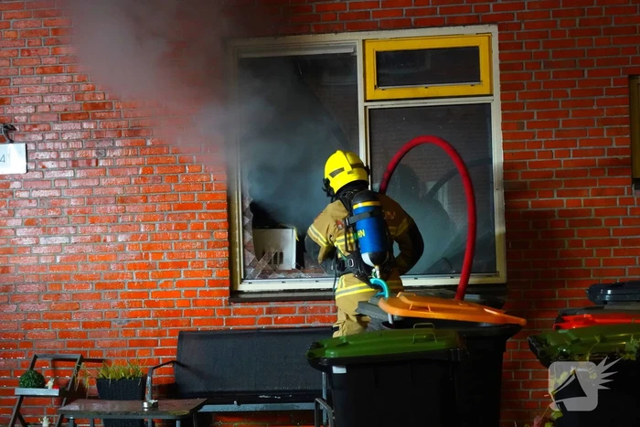 Bewoners opgevangen na keukenbrand