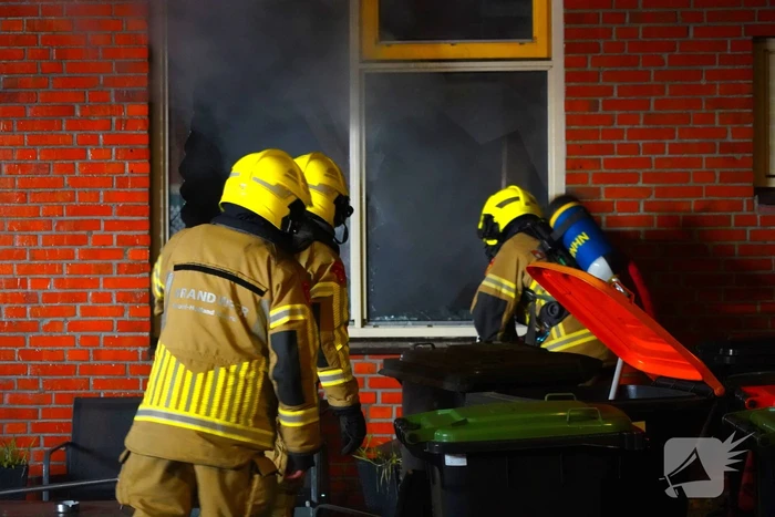 Bewoners opgevangen na keukenbrand