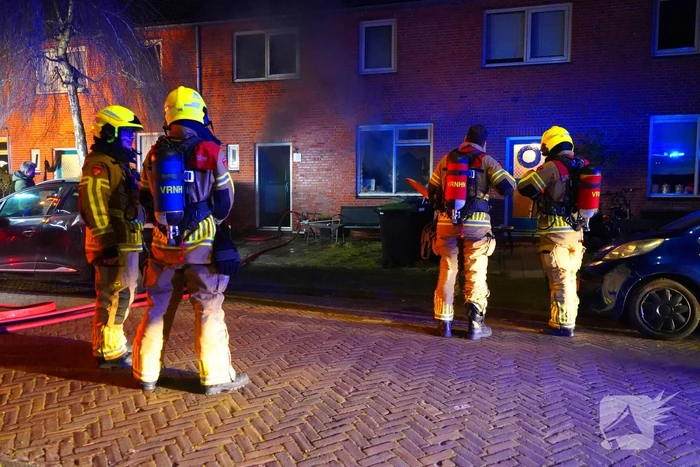Bewoners opgevangen na keukenbrand