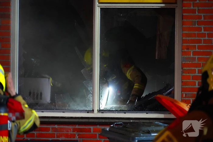 Bewoners opgevangen na keukenbrand