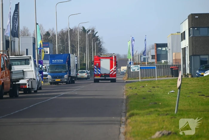 Brandmelding bij bedrijfspand blijkt vals alarm