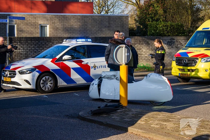 Trauma-team ingeschakeld bij ongeluk met ligfiets