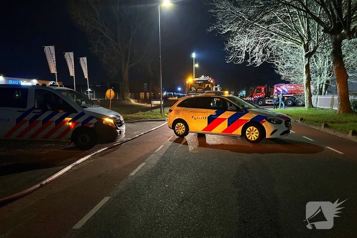 Flinke rookontwikkeling door brand bij afvalverwerkingsbedrijf
