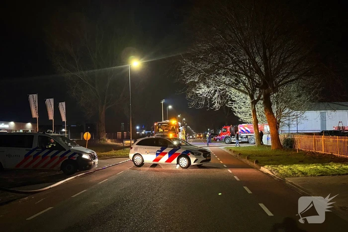 Flinke rookontwikkeling door brand bij afvalverwerkingsbedrijf