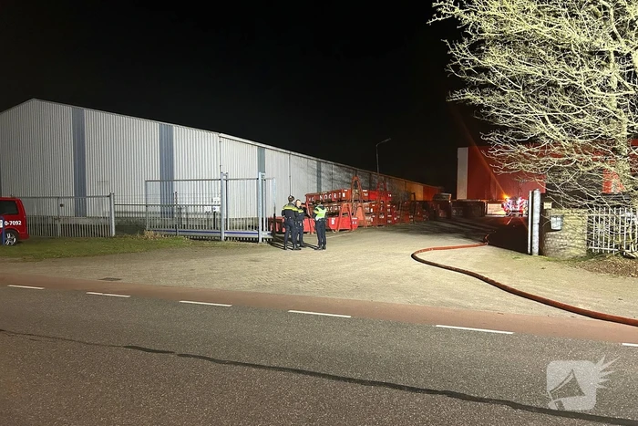Flinke rookontwikkeling door brand bij afvalverwerkingsbedrijf