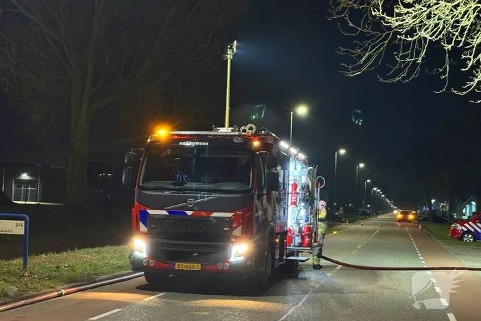 Flinke rookontwikkeling door brand bij afvalverwerkingsbedrijf