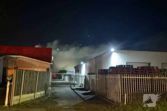 Flinke rookontwikkeling door brand bij afvalverwerkingsbedrijf