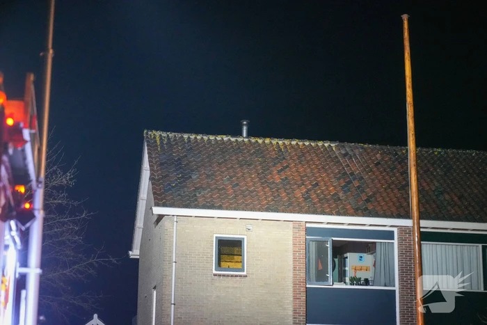 Brandweer ingezet voor schoorsteenbrand