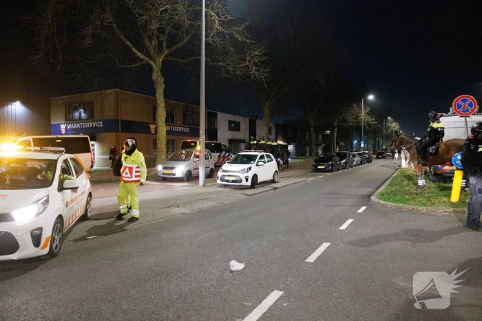 Feyenoord supporters verdreven door mobiele eenheid