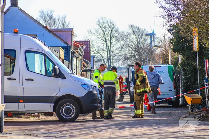 Geen gas en internet door graafwerkzaamheden