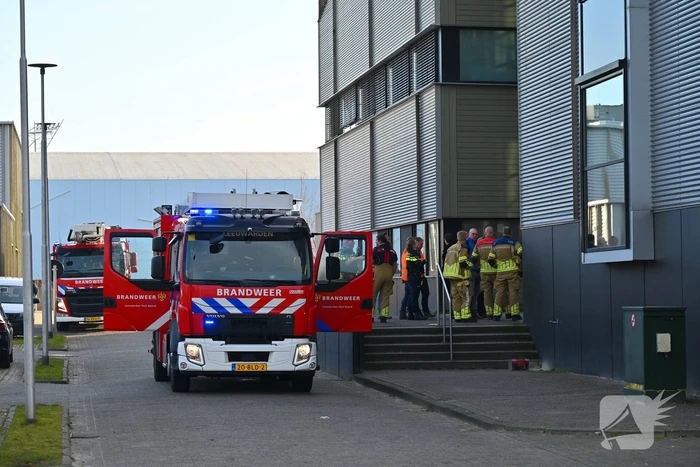 Gebouw ontruimd door brand