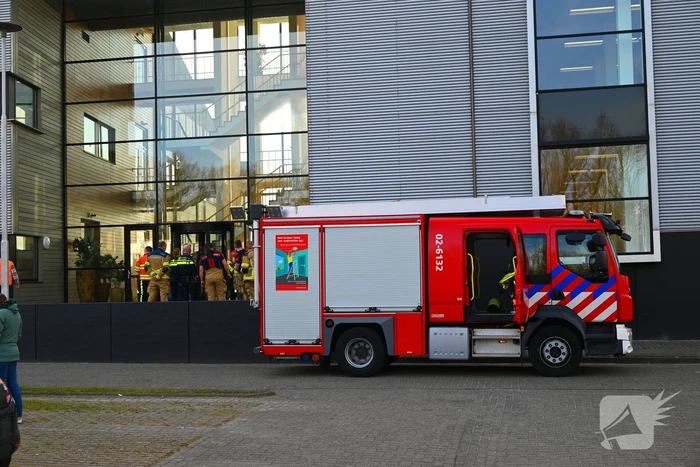 Gebouw ontruimd door brand