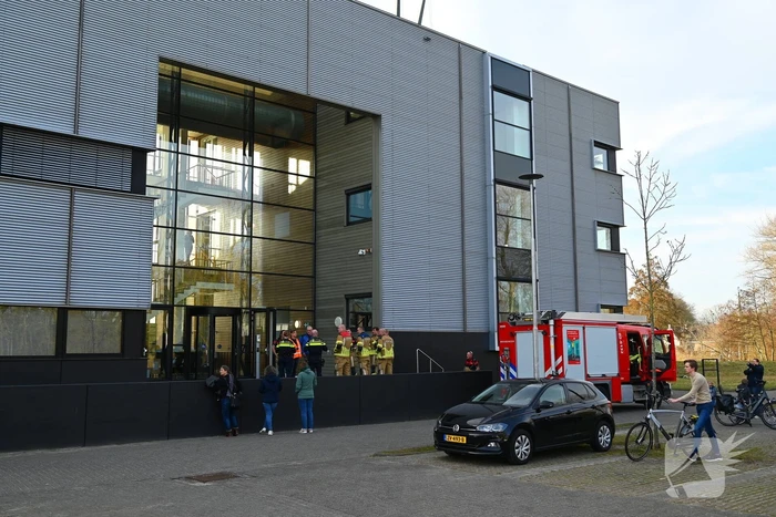 Gebouw ontruimd door brand