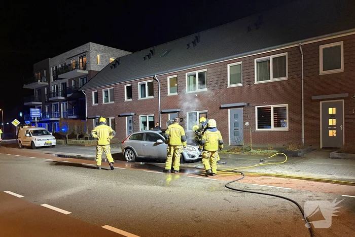 Brand in motorcompartiment tijdens rit