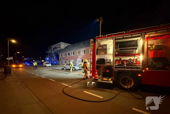 Brand in motorcompartiment tijdens rit