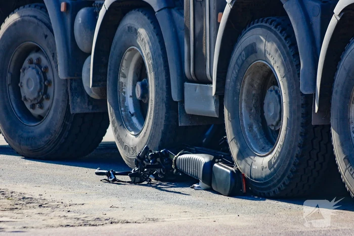 Fatbiker ernstig gewond bij aanrijding met vrachtwagen