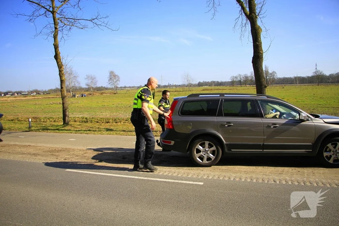 Kinderen betrokken bij botsing bij wegversmalling