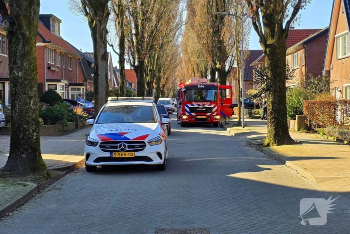 Veel rookontwikkeling bij brand in grote schuur