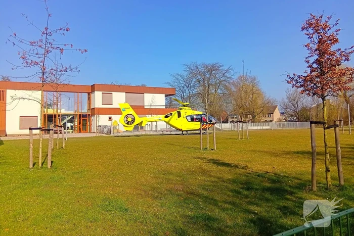 Traumateam ingevlogen voor medische noodsituatie in woning