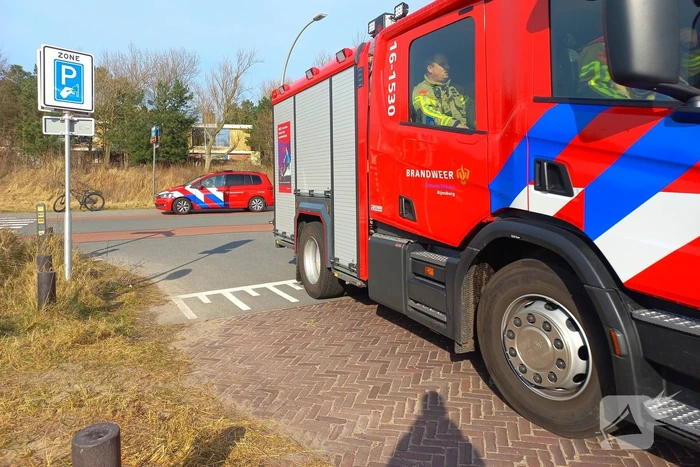 Brandweer zet veel materieel in voor duinbrand