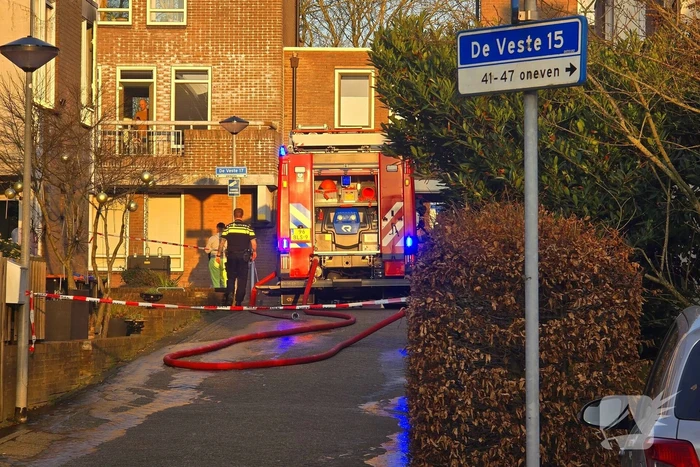 Flinke rookontwikkeling bij brand in flatwoning