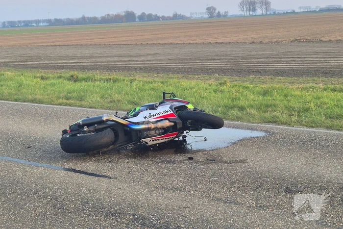 Moterrijder gewond bij ongeval