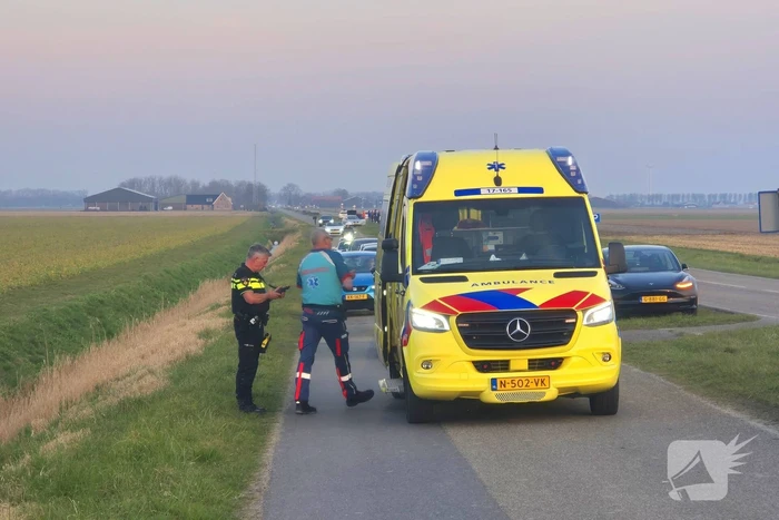 Moterrijder gewond bij ongeval
