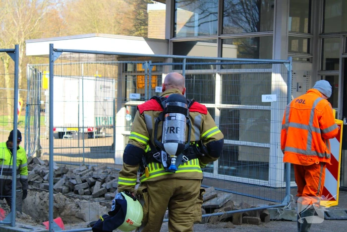 Gaslekkage verstoort werkzaamheden
