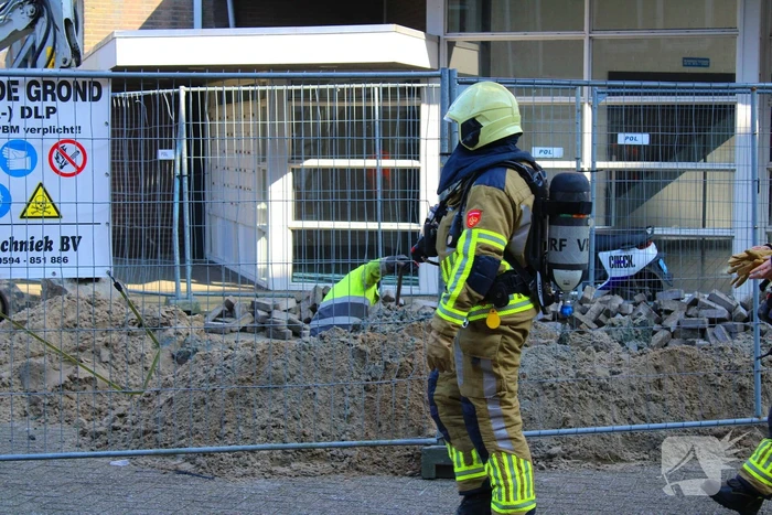 Gaslekkage verstoort werkzaamheden