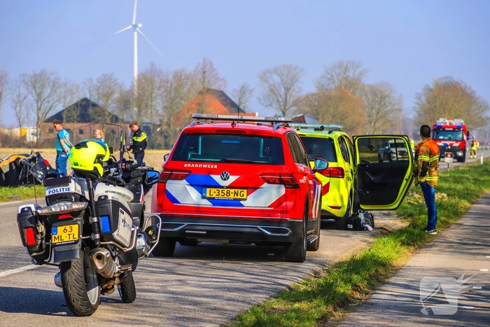 Dodelijk ongeval tussen auto en vrachtwagen