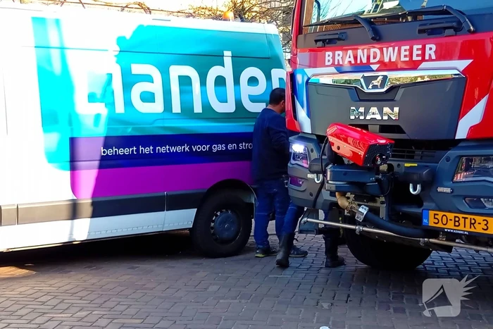 Brandweer onderzoekt situatie na gaslek