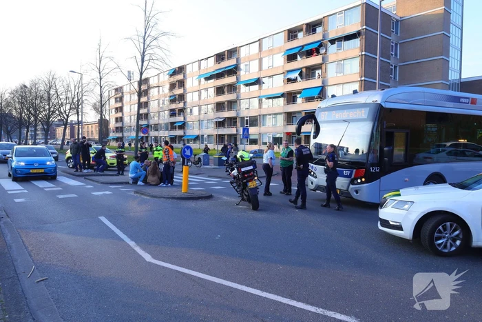 Fietser en motor betrokken bij ongeval