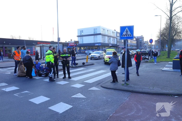 Fietser en motor betrokken bij ongeval