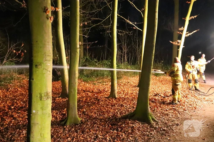 Brandweer ingezet voor brand door wasbenzine