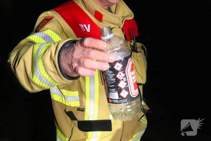 Brandweer ingezet voor brand door wasbenzine