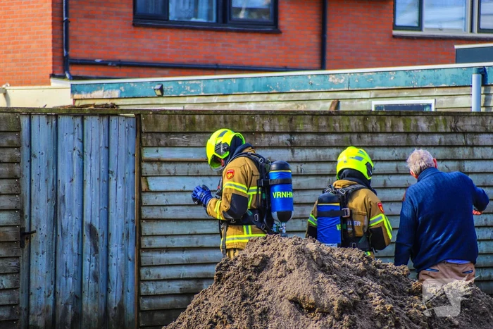 Gaslekkage ontdekt tijdens rioleringswerkzaamheden