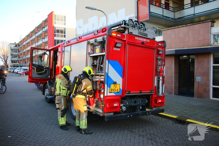 Brand in meterkast snel onder controle