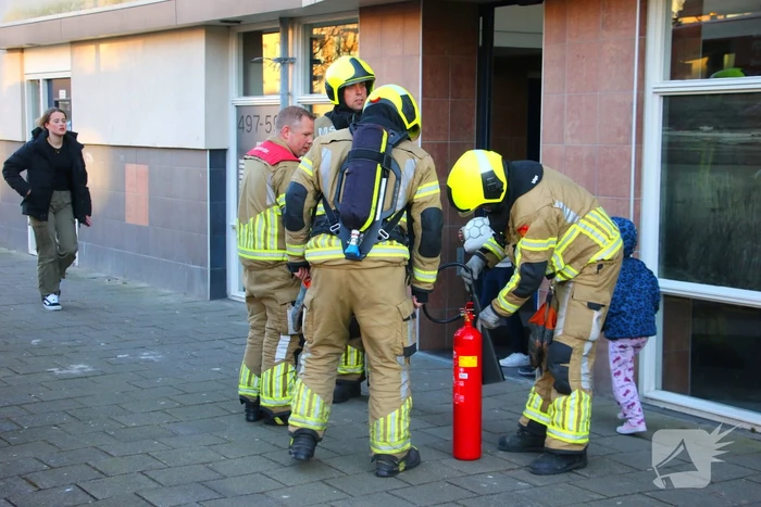 Brand in meterkast snel onder controle