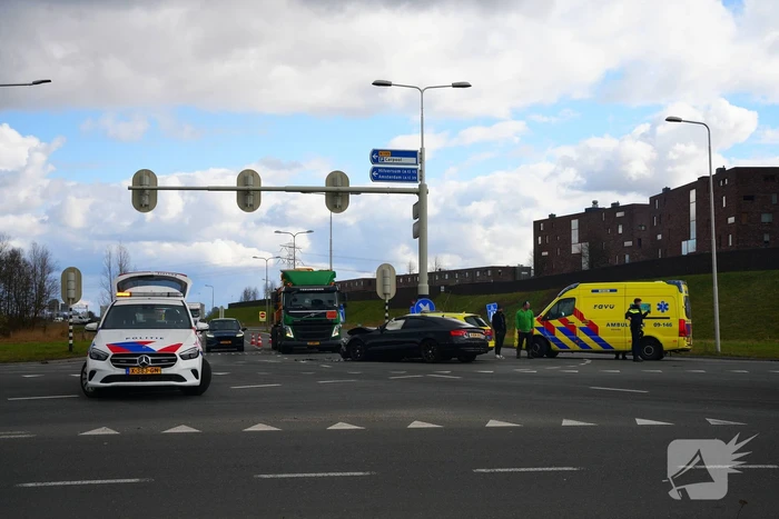Ongeval tussen orgaan vervoerder en personenwagen