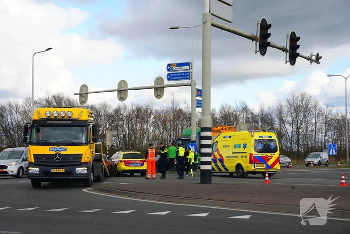 Ongeval tussen orgaan vervoerder en personenwagen