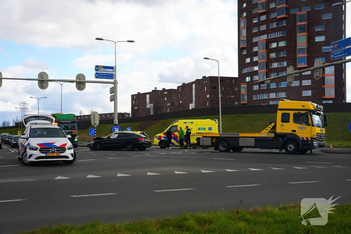 Ongeval tussen orgaan vervoerder en personenwagen